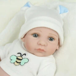 Reborn Baby Realistic Reborn Baby Dolls Boy Handmade Baby Lifelike Soft Vinyl Doll Christmas Gift Toys