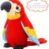 Moonlove Cute Talking Parrot Toy Record Interactive Plush Toy Repeat Speaking Parrot Waving Wings Funny Plush Bird Toy For Kids Children Christmas Birthday Gift, Red 1 Moonlove Cute Talking Parrot Toy Record Interactive Plush Toy Repeat Speaking Parrot Waving Wings Funny Plush Bird Toy For Kids Children Christmas Birthday Gift, Red -Funko Favour 6 525