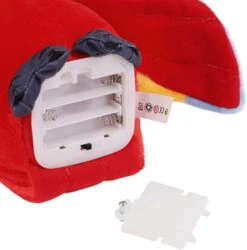 Moonlove Cute Talking Parrot Toy Record Interactive Plush Toy Repeat Speaking Parrot Waving Wings Funny Plush Bird Toy For Kids Children Christmas Birthday Gift, Red -Funko Favour 6 530