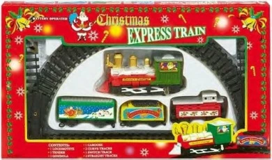 Xmas Christmas Express Train Set 3 Xmas Christmas Express Train Set