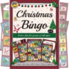 Christmas Party Bingo Game: Fun For Guests Of All Ages - More Entertaining Than A Xmas Quiz! Novelty Gift Idea For A Family Stocking Filler Bag Or Secret Santa Present. Includes 8 Games Sheets That Cut To Provide 24 Games. Great Activity For Work, Scho ..