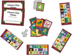 Christmas Party Bingo Game: Fun For Guests Of All Ages - More Entertaining Than A Xmas Quiz! Novelty Gift Idea For A Family Stocking Filler Bag Or Secret Santa Present. Includes 8 Games Sheets That Cut To Provide 24 Games. Great Activity For Work, Scho .. -Funko Favour 6 579