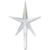 Darice Ceramic Christmas Tree Star 3.875" X 2.625" 2/Pkg: Iridescent