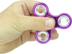 Christmas Concepts® Exclusive 3 Sided Special Fidget Spinner - Stress Reducer, Stress Relief, Autism, ADHD (Purple) -Funko Favour 6 631