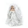 WINOMO Christmas Halloween Wig And Beard Set Deluxe White Santa Fancy Dress Costume Wizard -Funko Favour 6 671