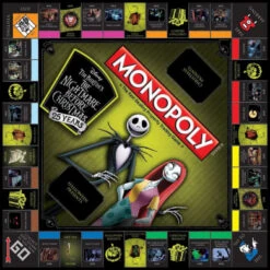 USAopoly NIGHTMARE BEFORE CHRISTMAS MONOPOLY 25TH ANN ED (C: 0-1-2) -Funko Favour 6 679