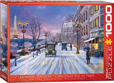 EuroGraphics Christmas Eve In Paris Puzzle (1000 Piece) 3 EuroGraphics Christmas Eve In Paris Puzzle (1000 Piece)