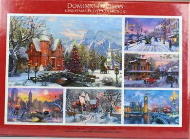EuroGraphics Christmas Eve In Paris Puzzle (1000 Piece) 4 EuroGraphics Christmas Eve In Paris Puzzle (1000 Piece) - Image 2