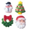Edible Sugar Christmas Charm Dec Ons, Set Of 24 -Funko Favour 6 727