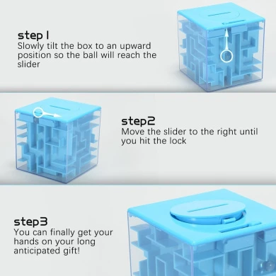 ThinkMax Money Maze Puzzle Box For Kids And Adults - Unique Way To Give Gifts For People You Love - Fun And Inexpensive Game Challenge For Children Birthday Christmas Gifts (blue) 6 ThinkMax Money Maze Puzzle Box For Kids And Adults - Unique Way To Give Gifts For People You Love - Fun And Inexpensive Game Challenge For Children Birthday Christmas Gifts (blue) - Image 4