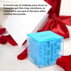 ThinkMax Money Maze Puzzle Box For Kids And Adults - Unique Way To Give Gifts For People You Love - Fun And Inexpensive Game Challenge For Children Birthday Christmas Gifts (blue) 22 ThinkMax Money Maze Puzzle Box For Kids And Adults - Unique Way To Give Gifts For People You Love - Fun And Inexpensive Game Challenge For Children Birthday Christmas Gifts (blue) -Funko Favour 6 83