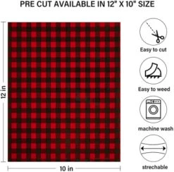 Christmas Buffalo Plaid HTV Heat Transfer Vinyl Bundle-30cm X 25cm 9 Sheets Red & Black Classic Plaid Iron On Vinyl,Leopard HTV Vinyl For Cricut 11 Christmas Buffalo Plaid HTV Heat Transfer Vinyl Bundle-30cm X 25cm 9 Sheets Red & Black Classic Plaid Iron On Vinyl,Leopard HTV Vinyl For Cricut -Funko Favour 6 833