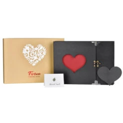 Scrapbook Firbon Handmade DIY Family Album With Bonus Gift Box For Christmas, Valentine's Day, Birthday And Homecoming (Black) -Funko Favour 6 852