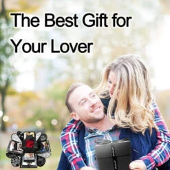 DIY Explosion Box Set,Creative Explosion Gift Box-Love Memory,Scrapbook,Photo Album Gift Box For Birthday Valentine's Day Anniversary Wedding Christmas Festival (Red) -Funko Favour 6 866