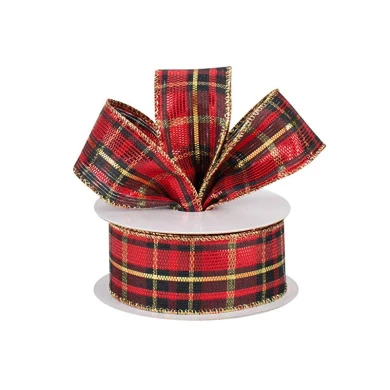 Wired Edge Ribbon Christmas Decorations - 6.4cm X 10 Yards, Red White Snowman, Faux Burlap, Gifts, Bows, Wreath, Presents, Boxing Day, Winter Decor, Gift Basket 4 Wired Edge Ribbon Christmas Decorations - 6.4cm X 10 Yards, Red White Snowman, Faux Burlap, Gifts, Bows, Wreath, Presents, Boxing Day, Winter Decor, Gift Basket - Image 2