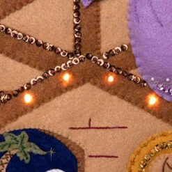 Bucilla Felt Applique Christmas Wall Hanging Kit, 16" X 22", Away In The Manger -Funko Favour 6 892