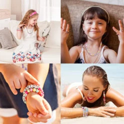 Peirich Friendship Bracelet Making Beads Kit, Letter Beads,22 Multi-Colour Embroidery Floss Over 1900 Pcs"A-Z" Alphabet Beads Beads Bracelets String Kit For Jewellery Making Christmas Birthday Gifts -Funko Favour 6 921