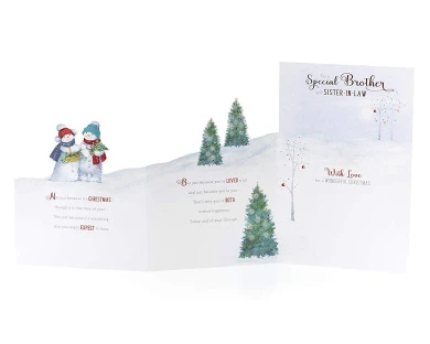 Brother And Sister-in-Law Christmas Card - Christmas Gifts - Christmas Gift Card - Brother Christmas Card - Christmas Card For Couple - Traditional Christmas 3 Brother And Sister-in-Law Christmas Card - Christmas Gifts - Christmas Gift Card - Brother Christmas Card - Christmas Card For Couple - Traditional Christmas